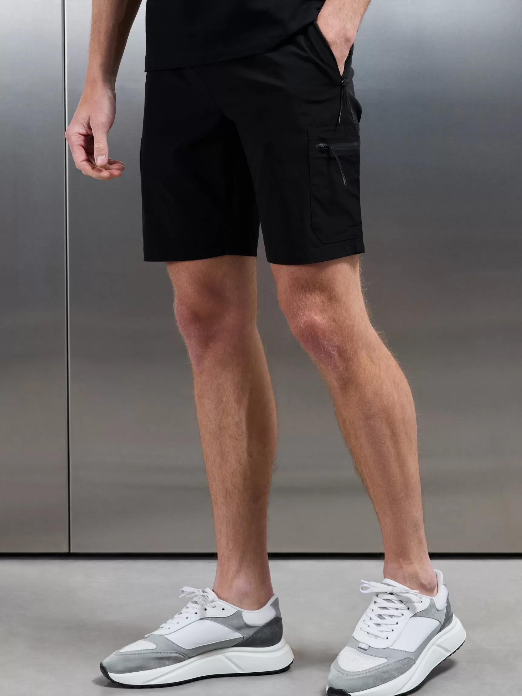 Cheap ARNE Active Cargo Short - Black