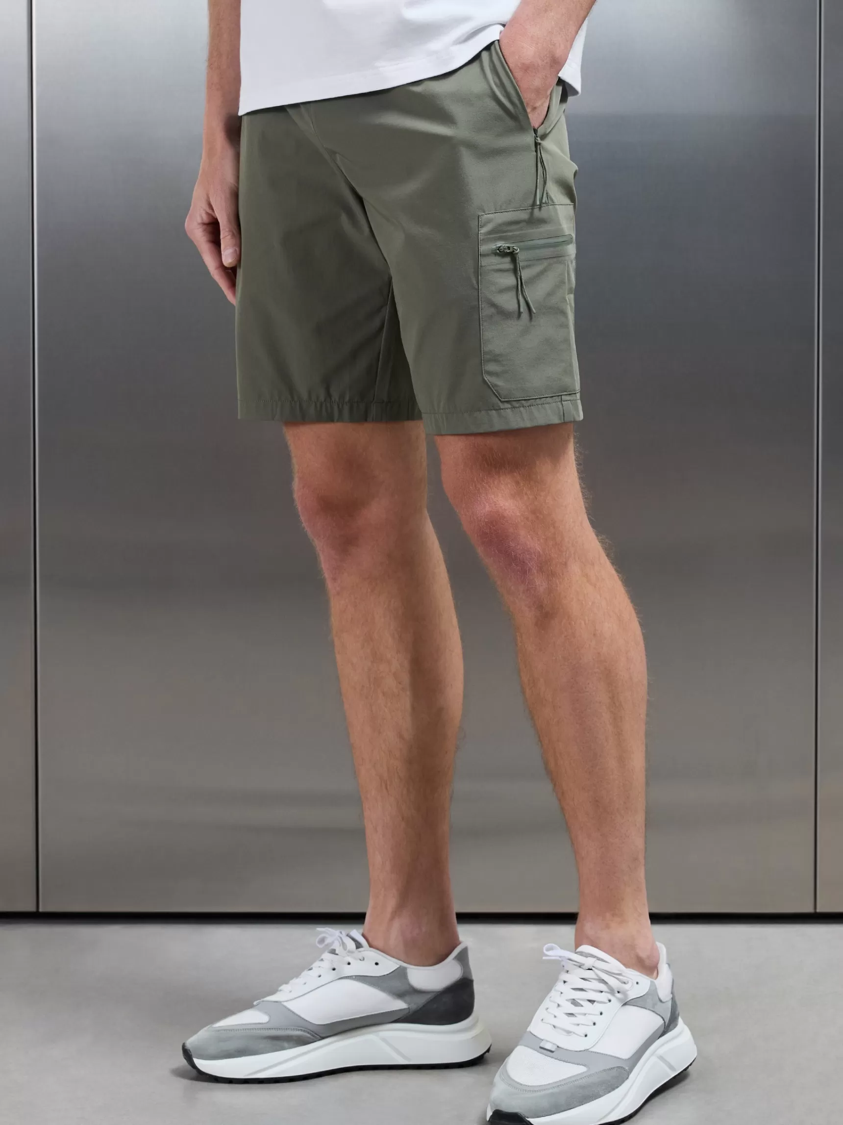 Best Sale ARNE Active Cargo Short - Olive