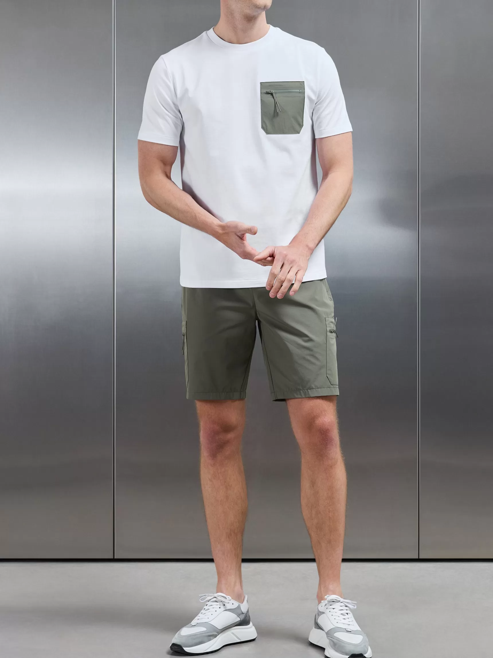 Best Sale ARNE Active Cargo Short - Olive