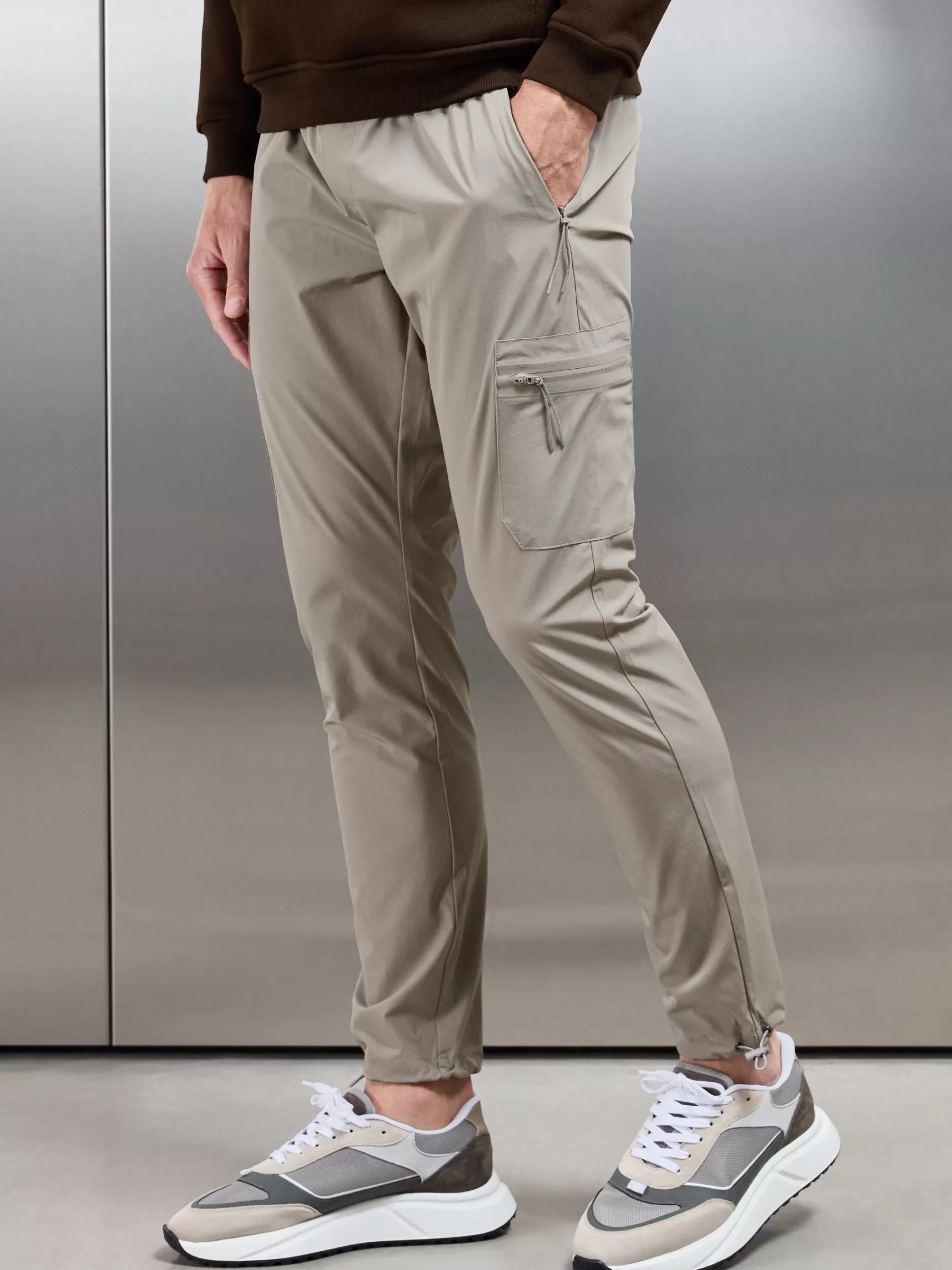 Online ARNE Active Technical Cargo Pant - Taupe