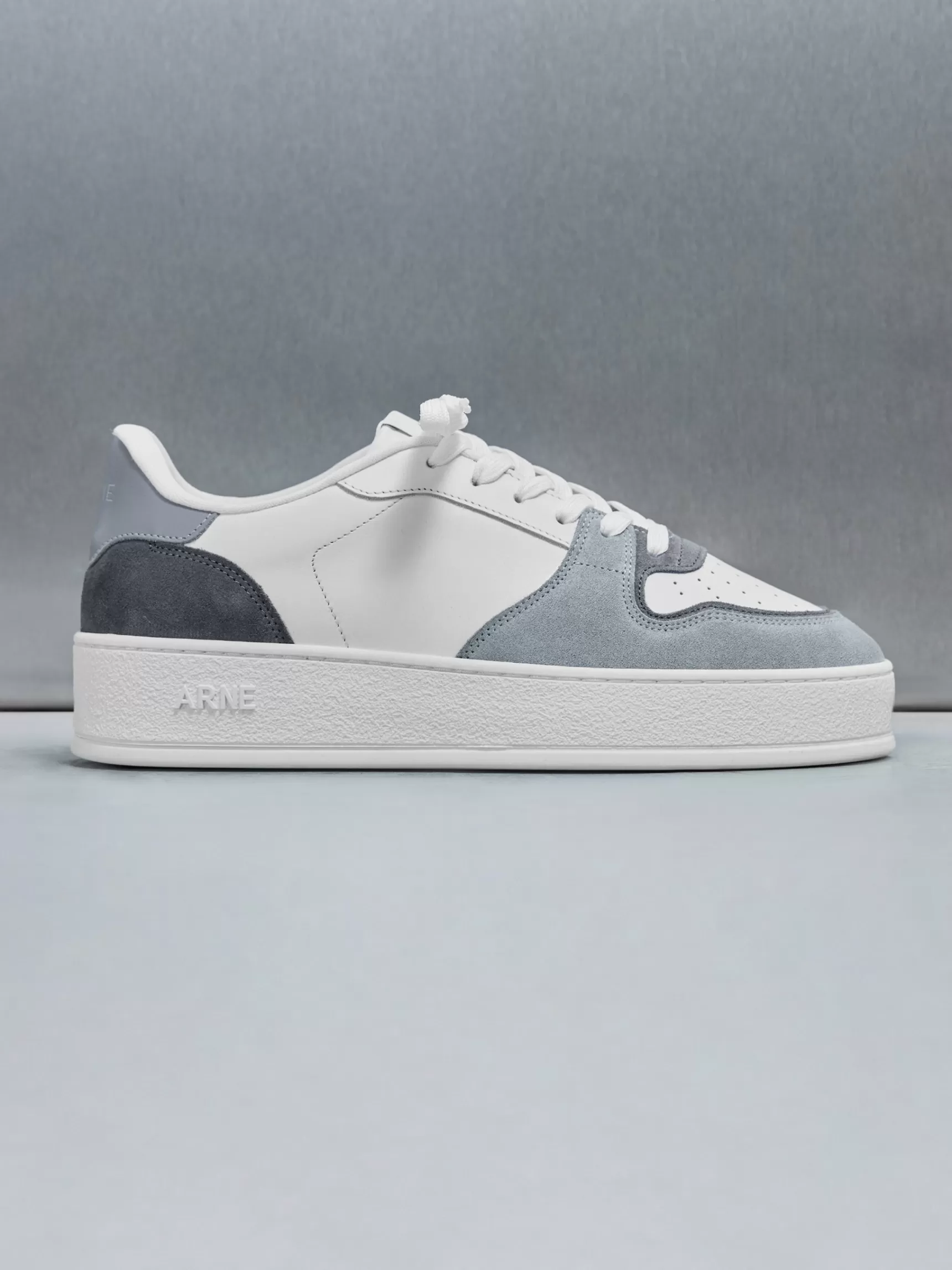 Clearance ARNE Arena Trainer - White Grey WhiteGrey