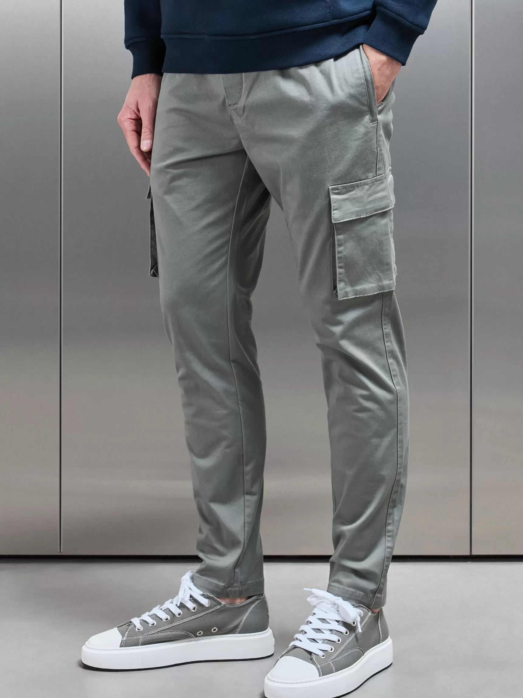 Best ARNE Cotton Cargo Pant - Olive