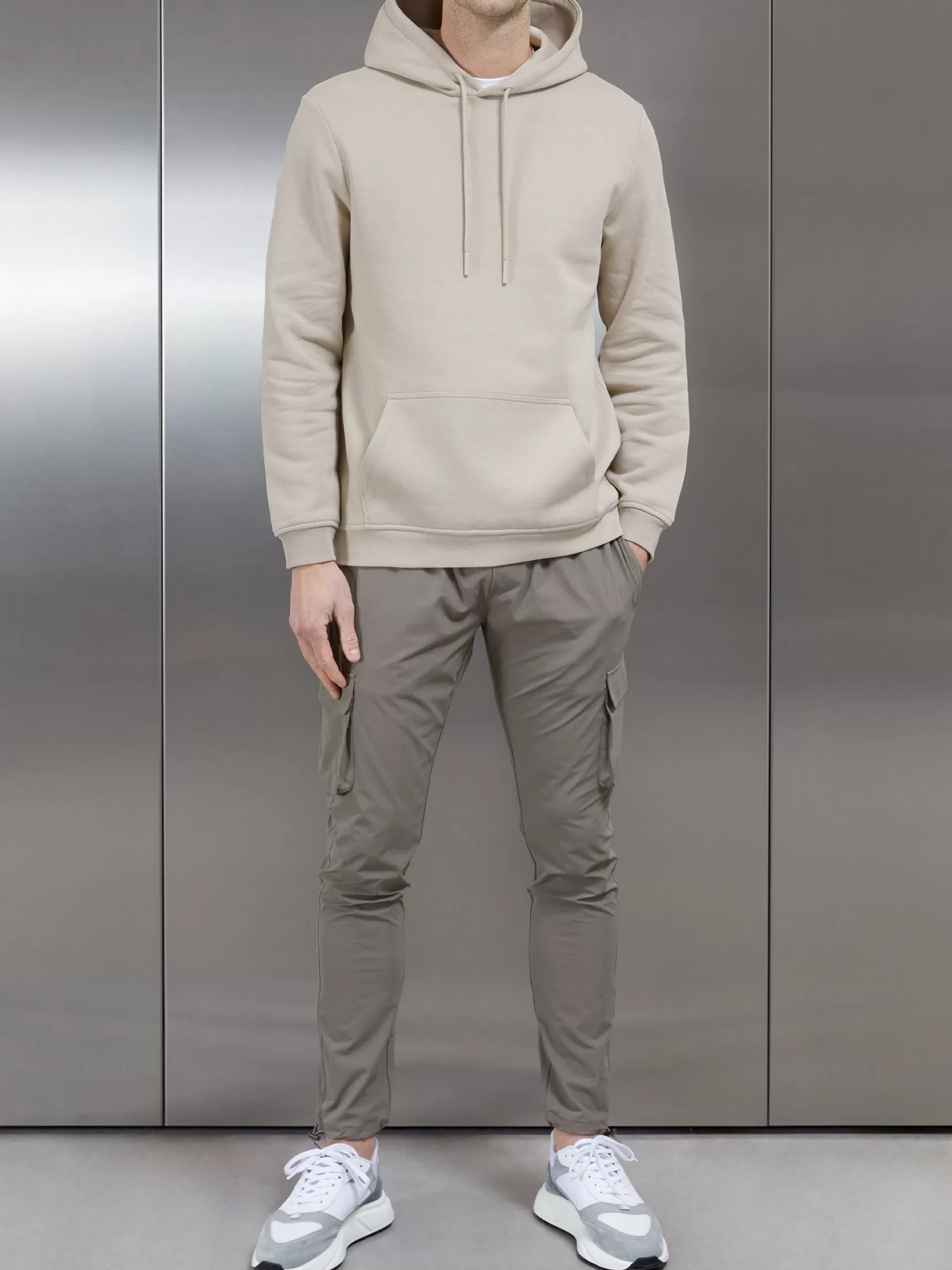 Best ARNE Essential Hoodie - Beige