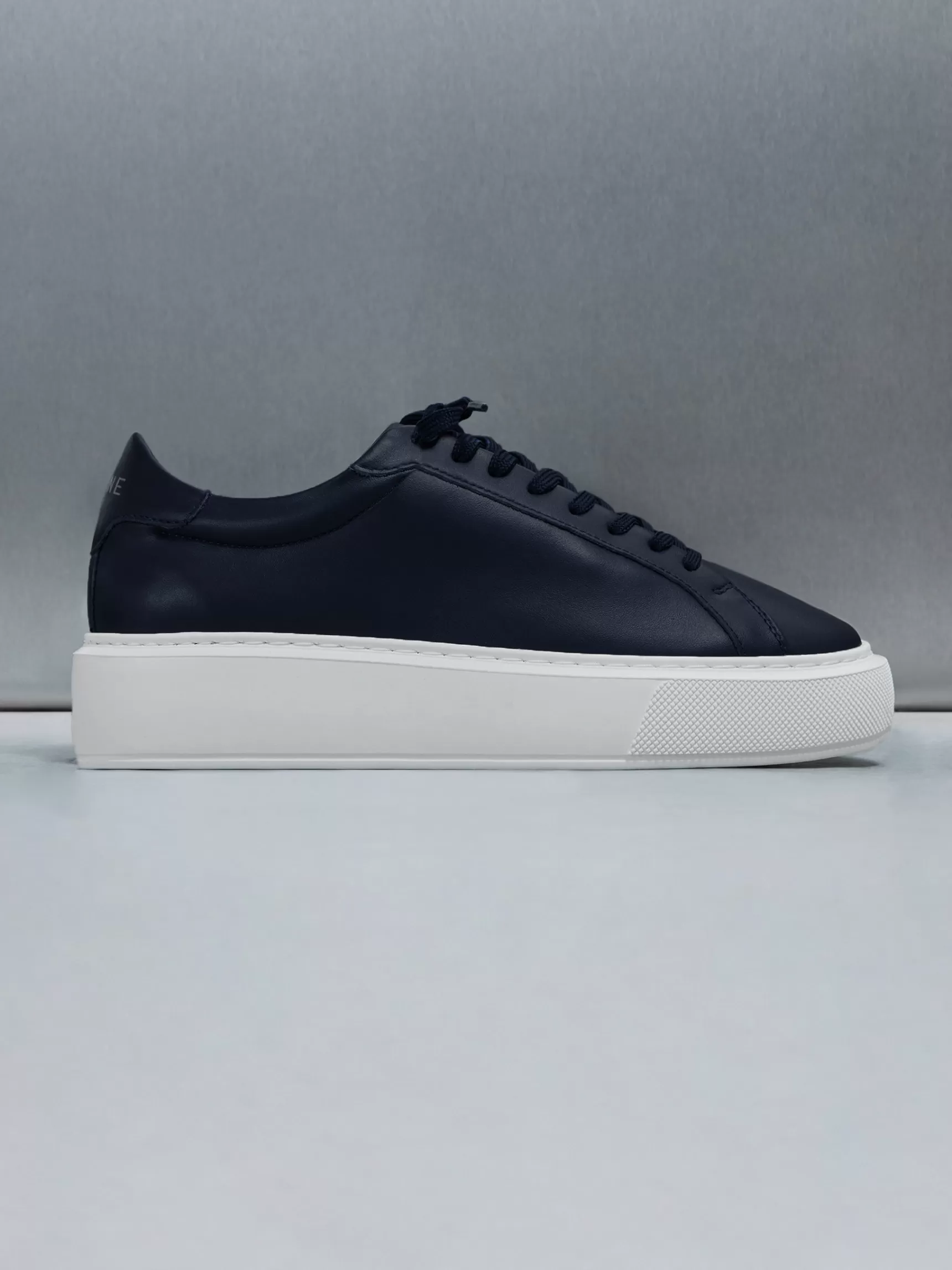 Online ARNE Essential Leather Trainer - Navy