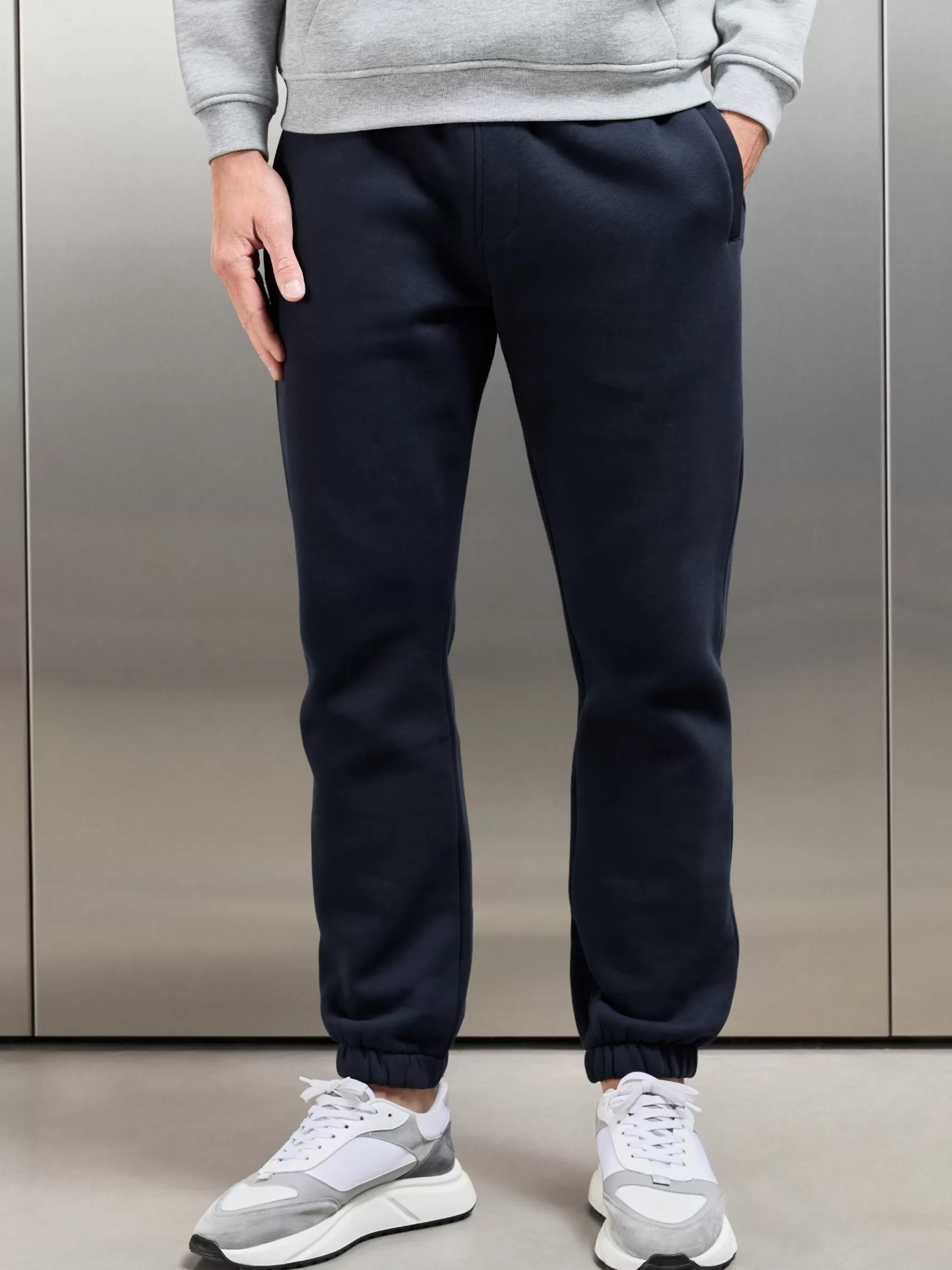 Best ARNE Essential Relaxed Fit Cuffed Jogger - Navy