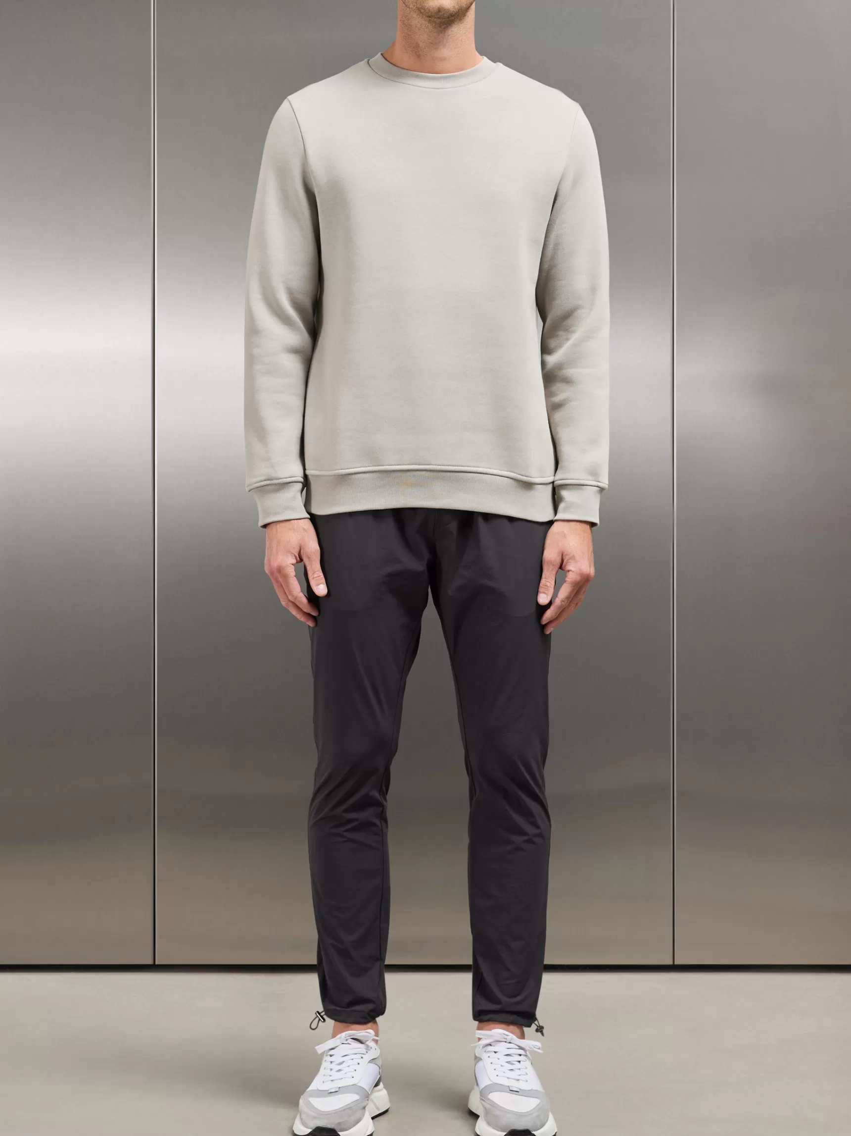 Best ARNE Essential Sweatshirt - Stone