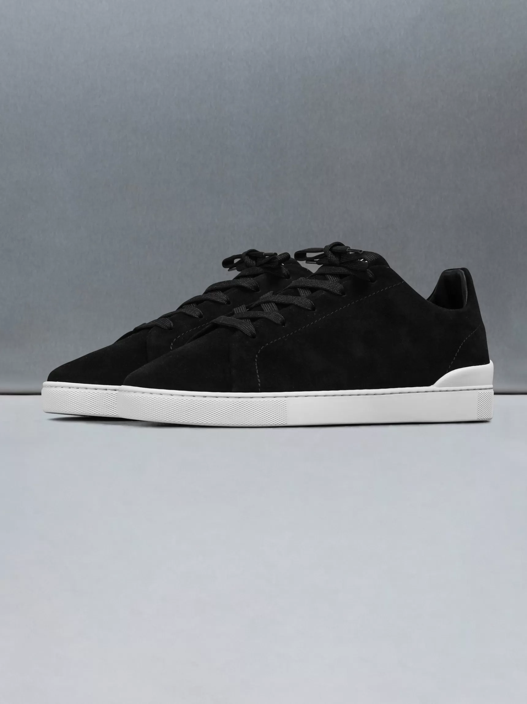 Sale ARNE Low Trainer Suede - Black