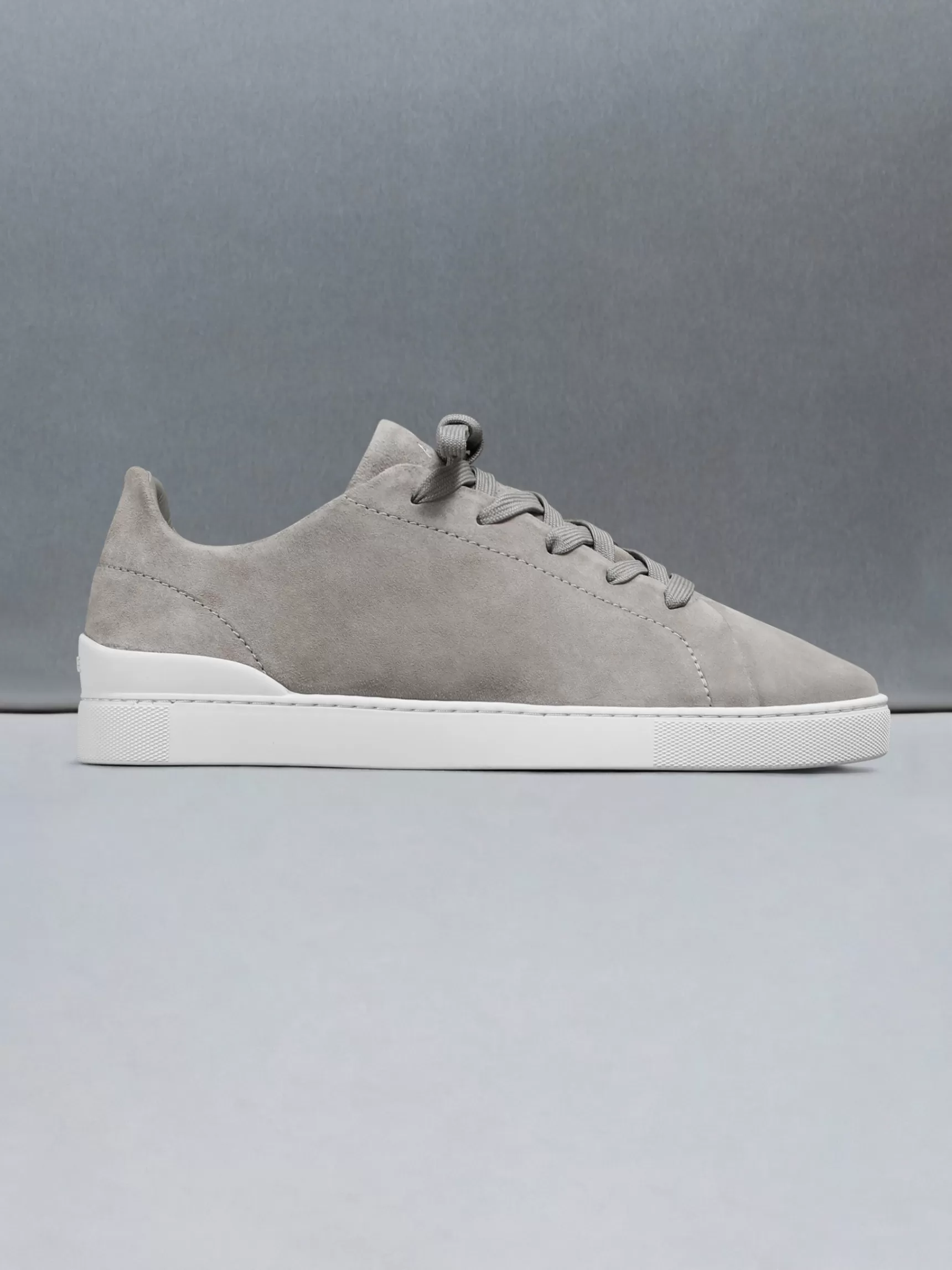 Cheap ARNE Low Trainer Suede - Pebble Grey PebbleGrey