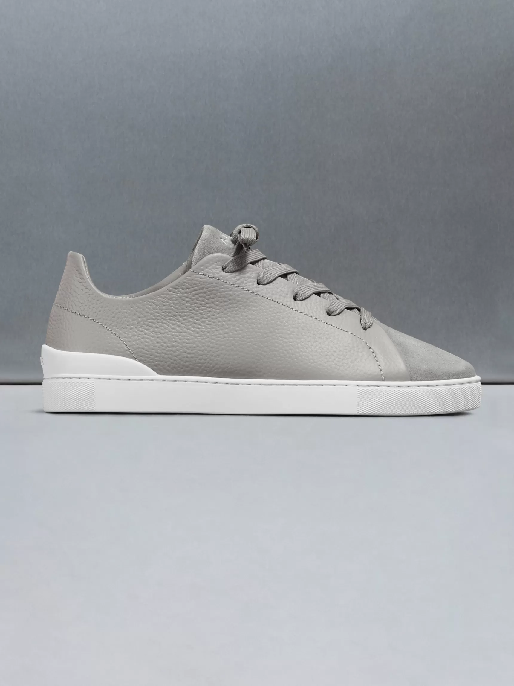 Store ARNE Low Trainer Tumbled Leather - Stone