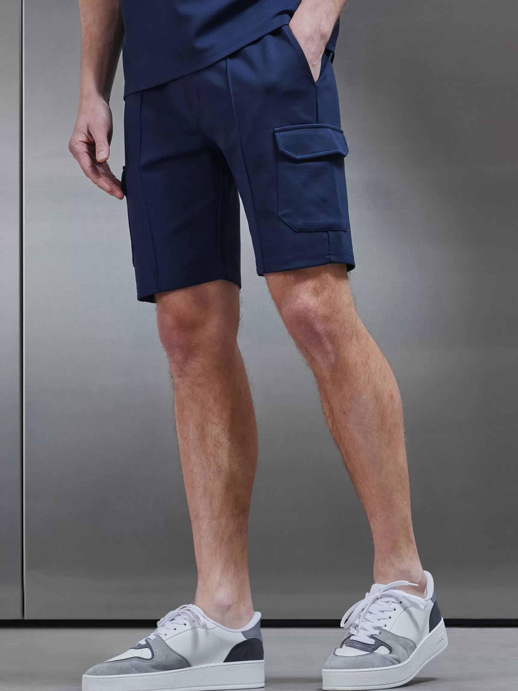 Cheap ARNE Luxe Cargo Short - Navy