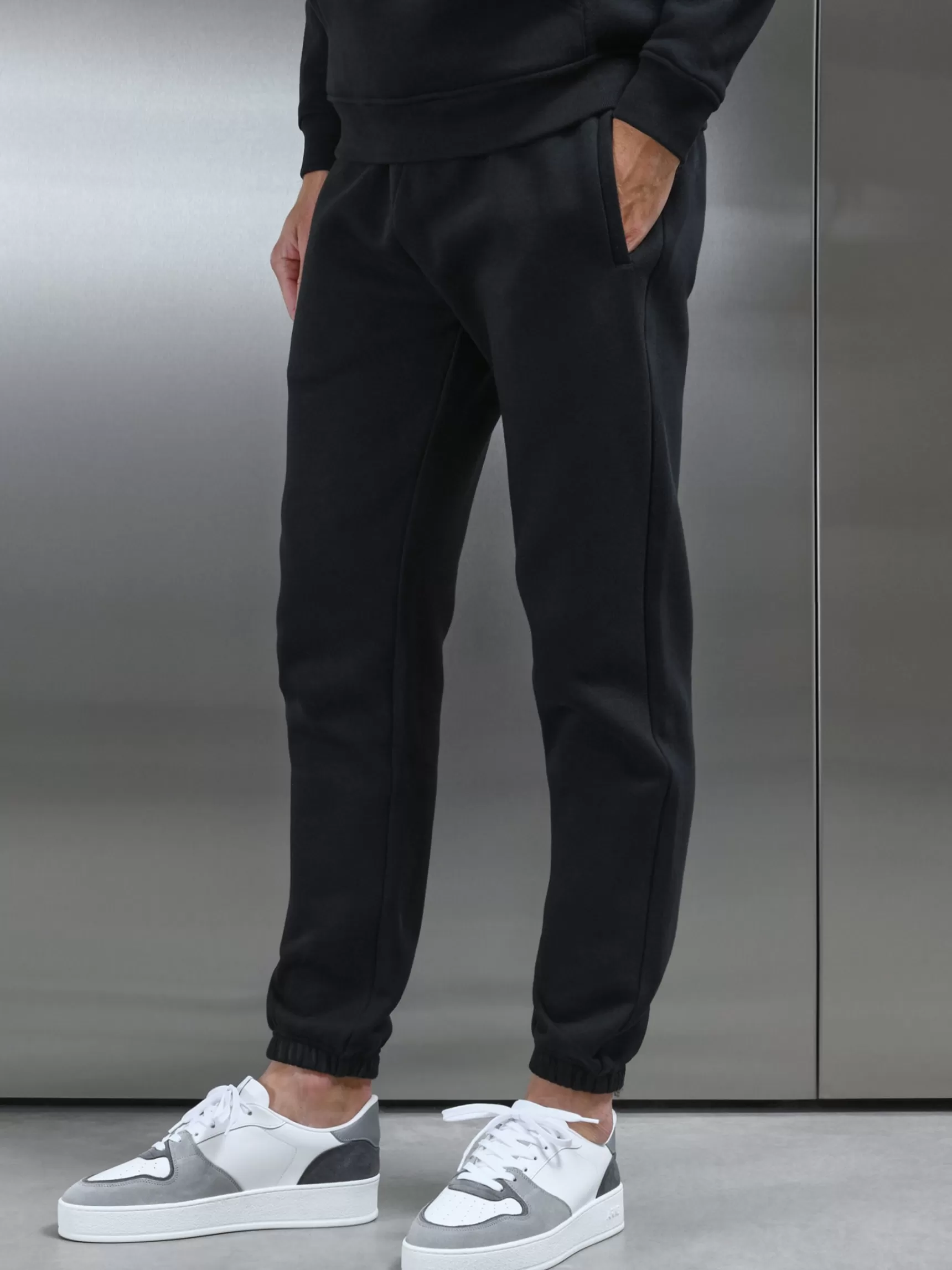 Outlet ARNE Relaxed Fit Jogger - Black