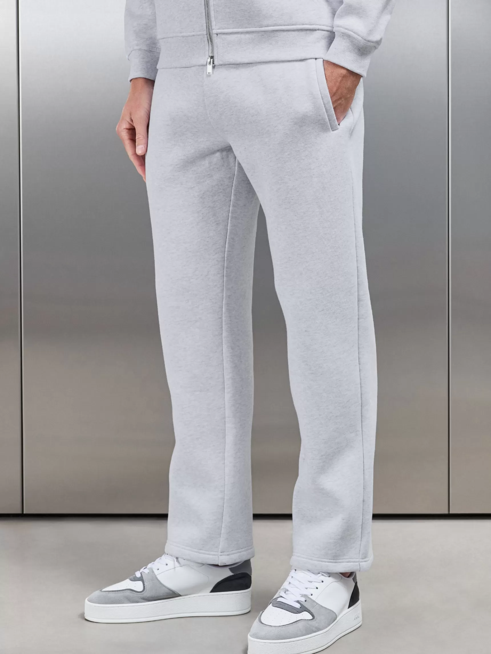 Sale ARNE Relaxed Fit Straight Leg Jogger - Marl Grey MarlGrey