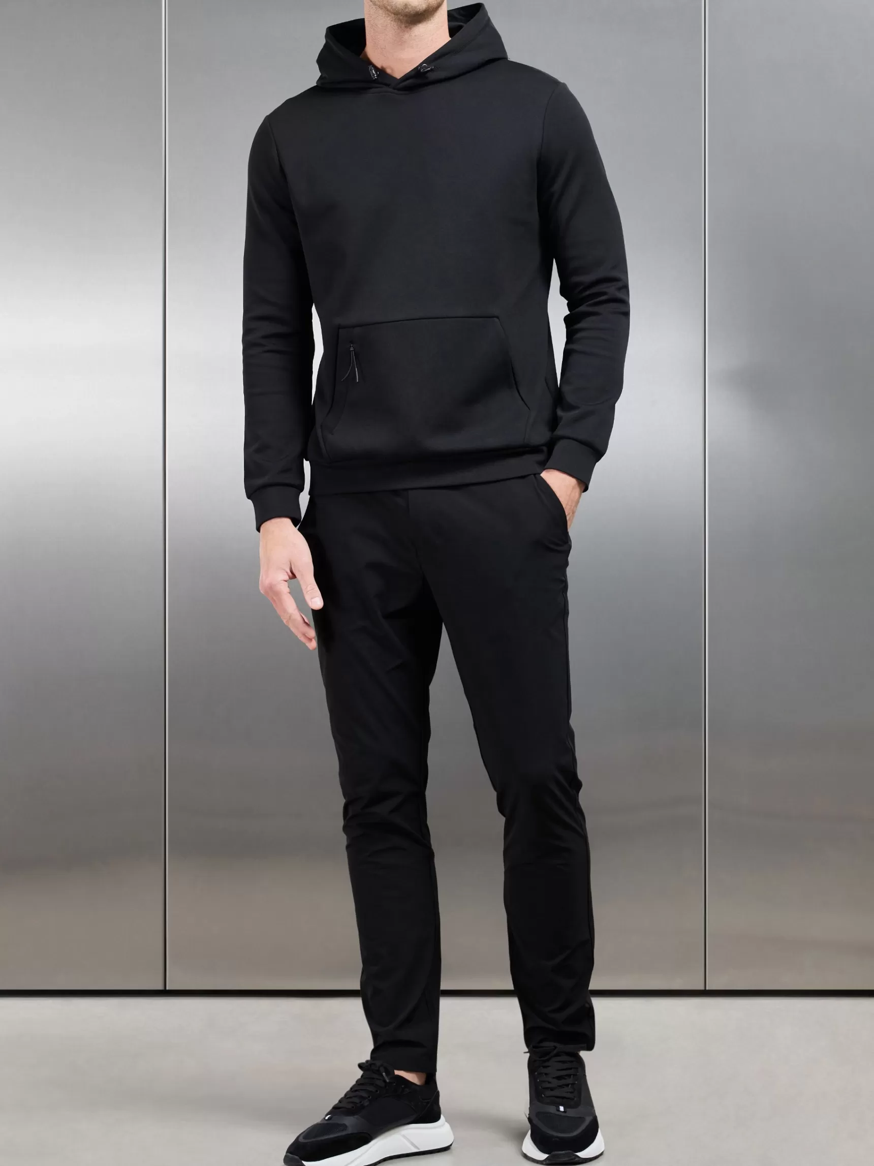 New ARNE Technical Tailored Trouser - Black