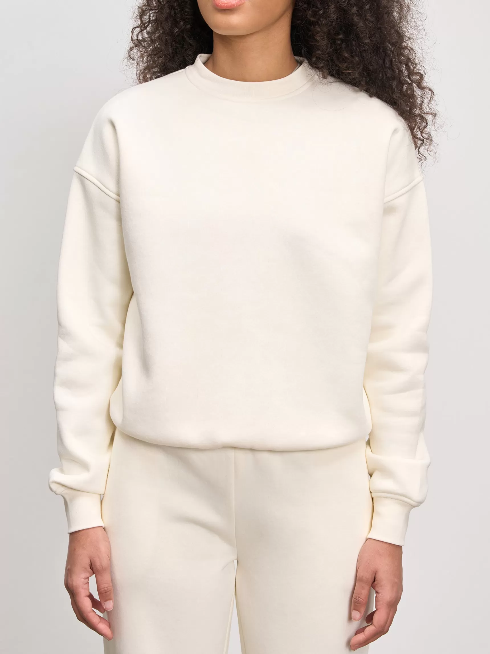 Online ARNE Womens Neoprene Sweatshirt - Ecru