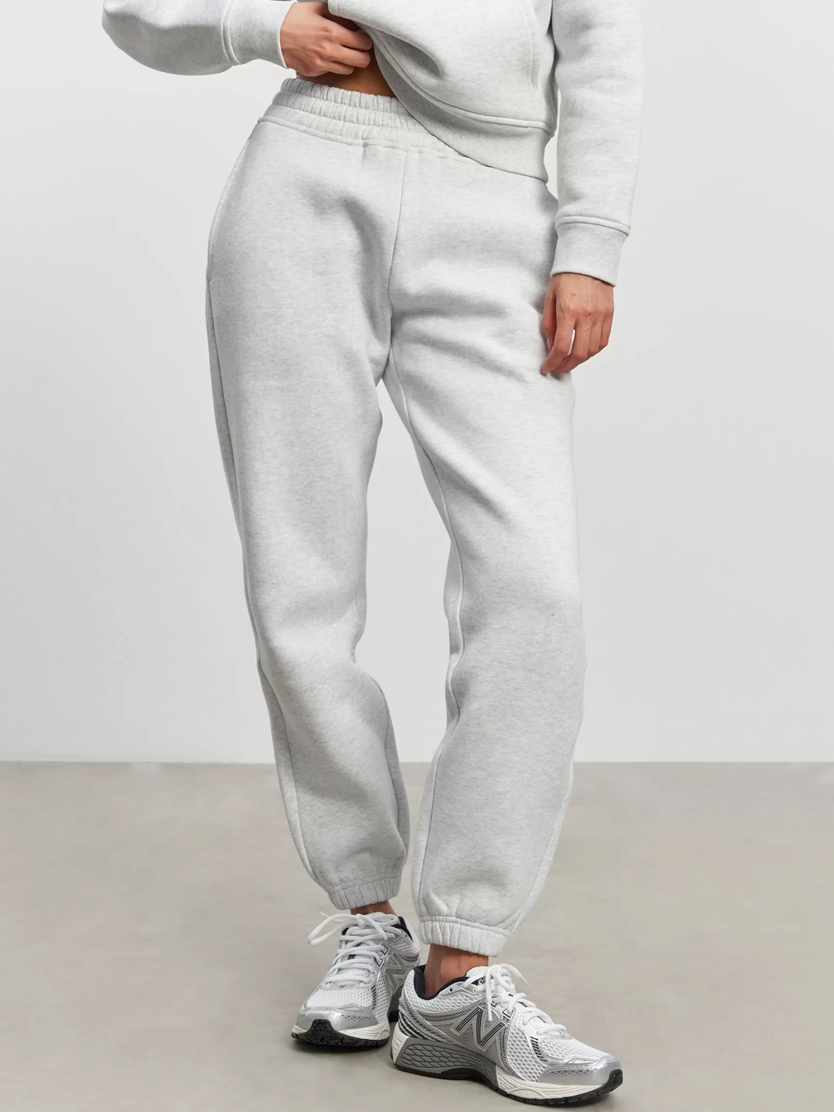 Clearance ARNE Womens Relaxed Cuffed Jogger - Marl Grey MarlGrey