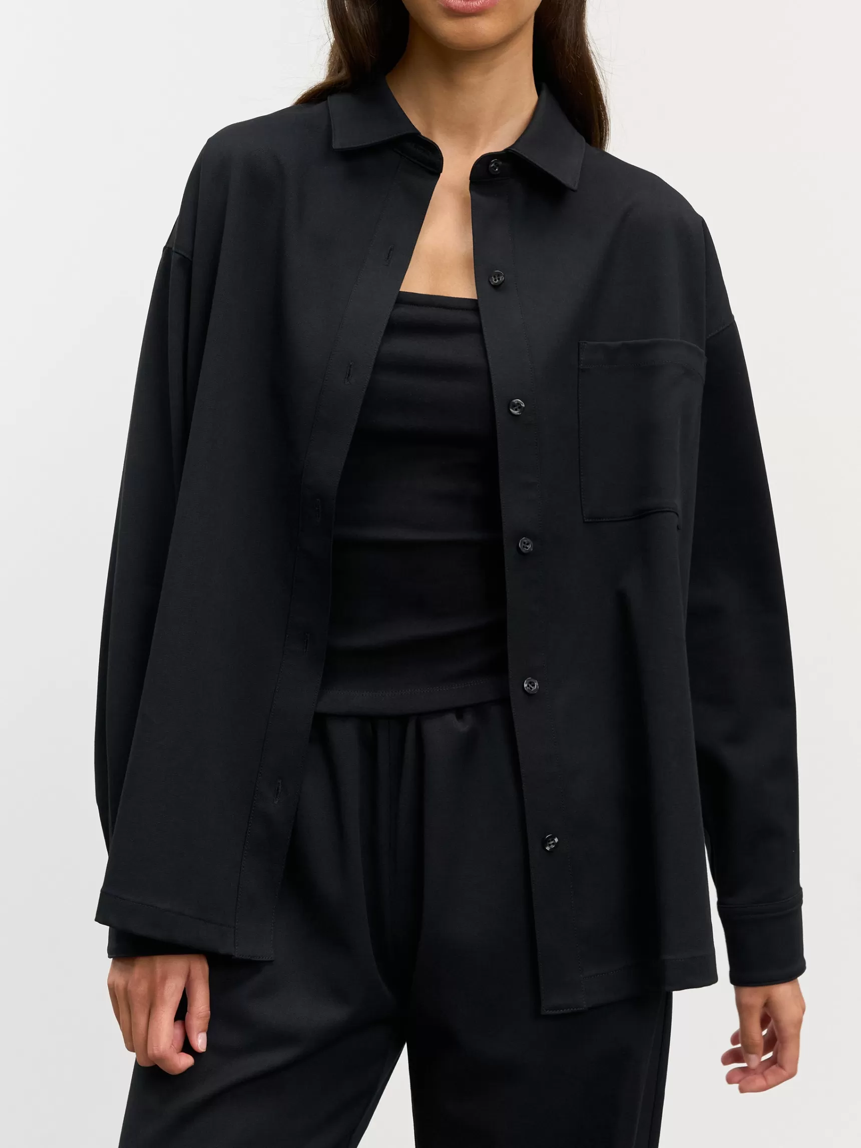 Shop ARNE Womens Relaxed Shirt - Black