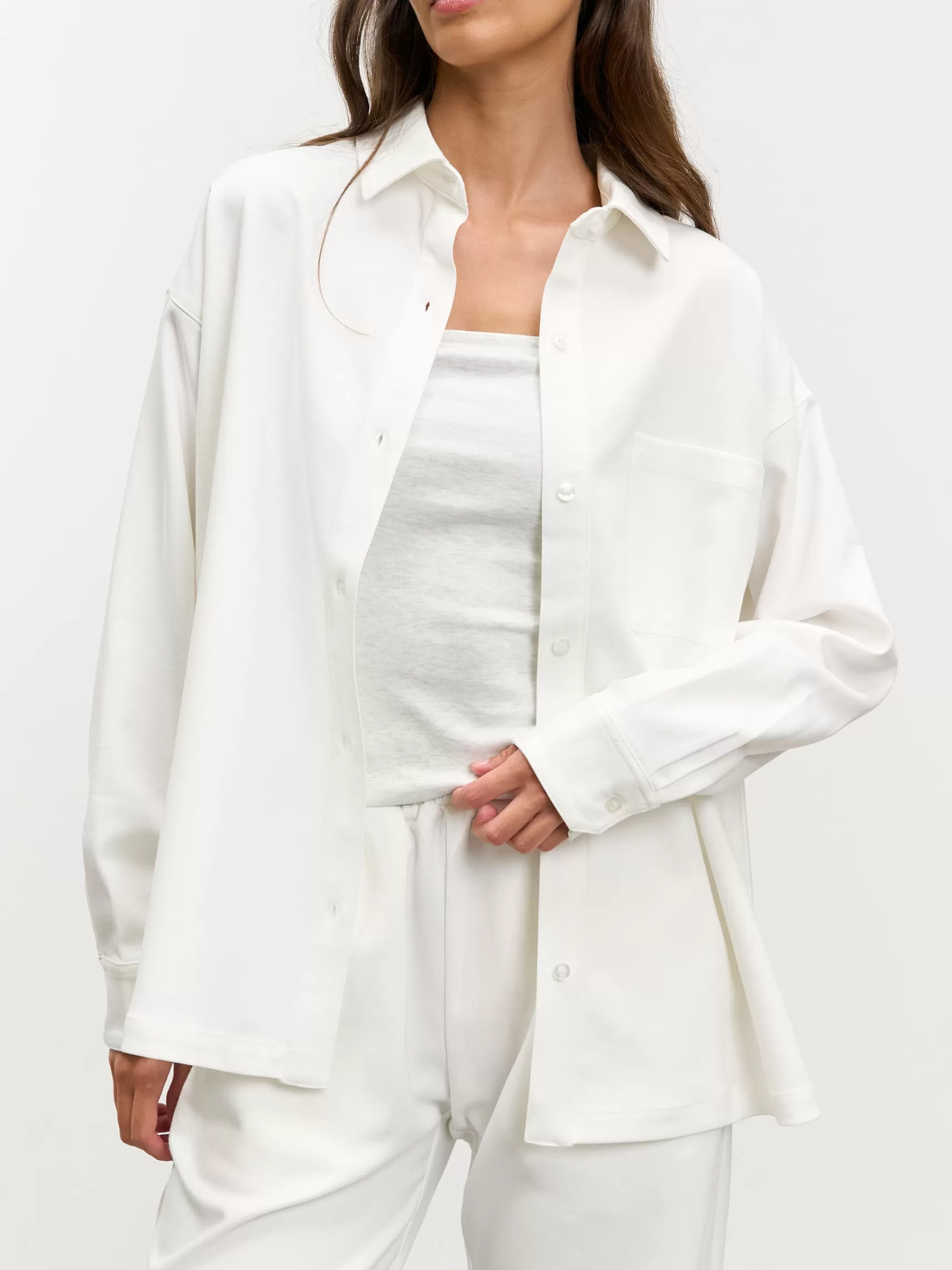 Shop ARNE Womens Relaxed Shirt - White