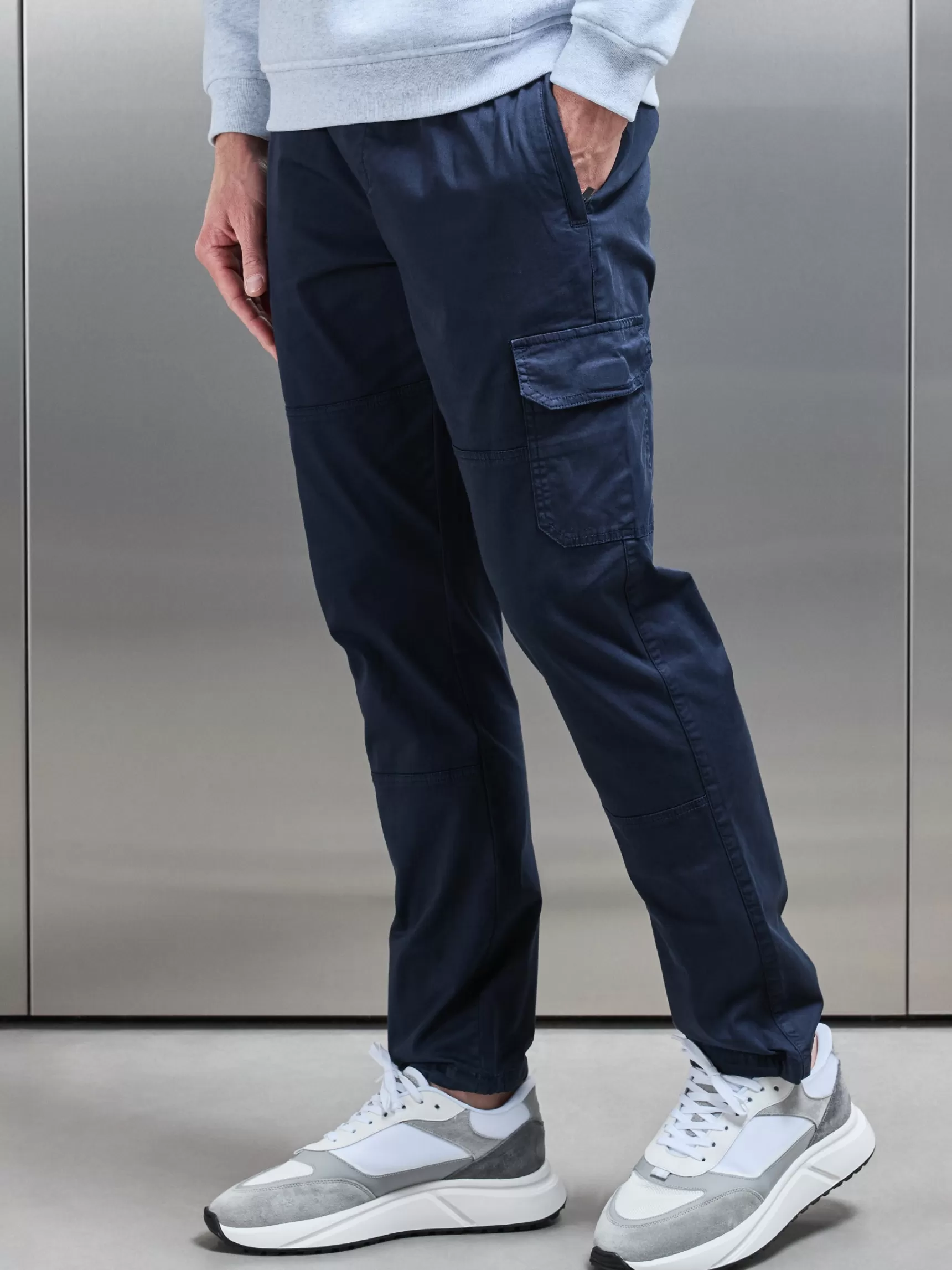 Discount ARNE Worker Cargo Pant - Navy