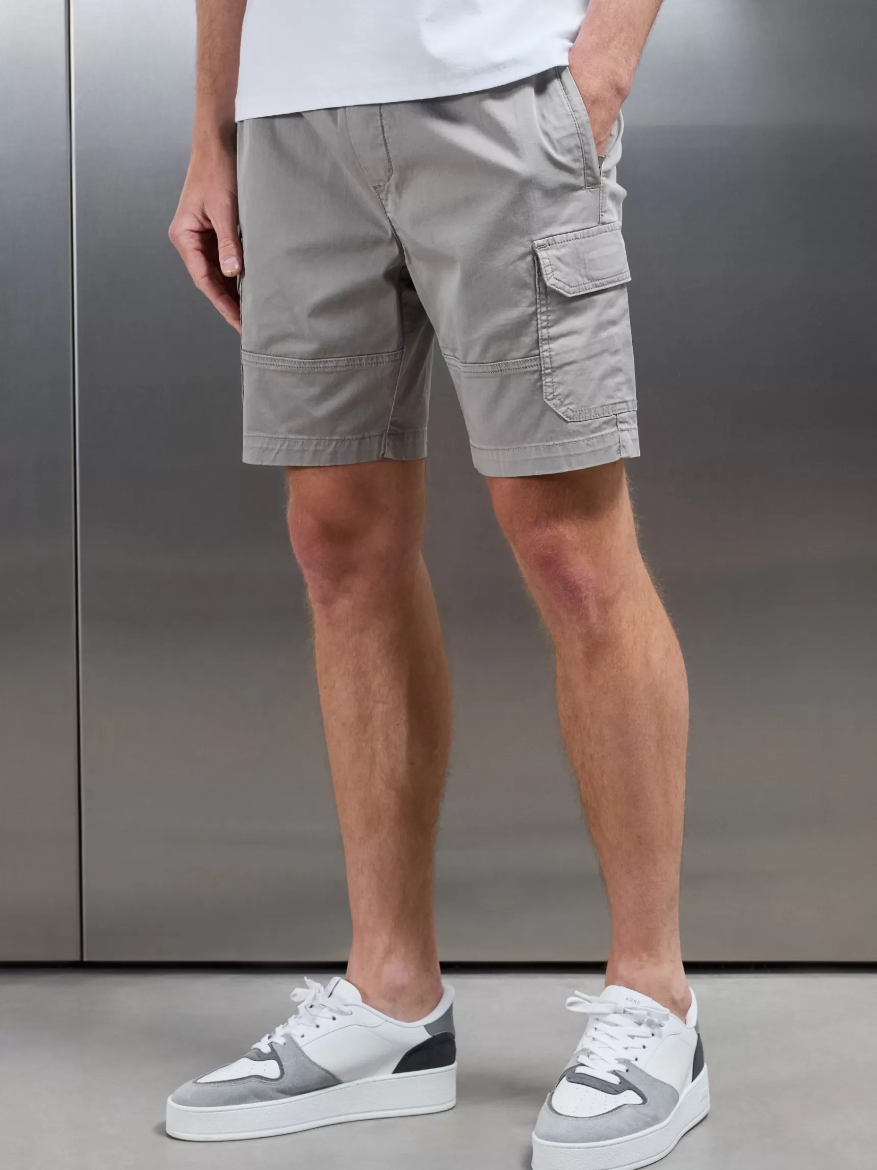 Best Sale ARNE Worker Cargo Short - Stone