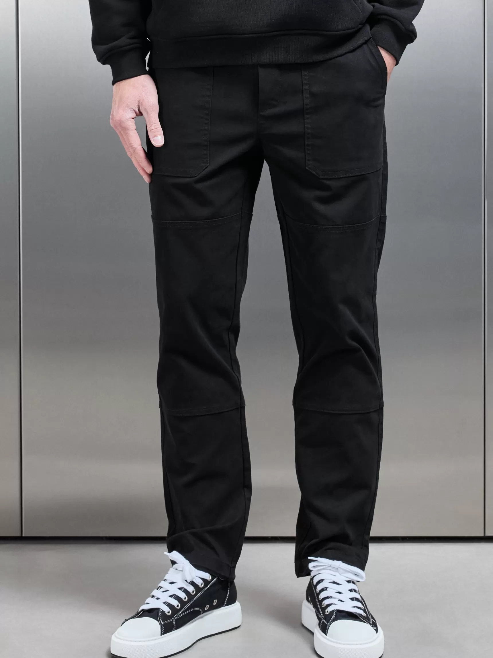 Sale ARNE Worker Trouser - Black